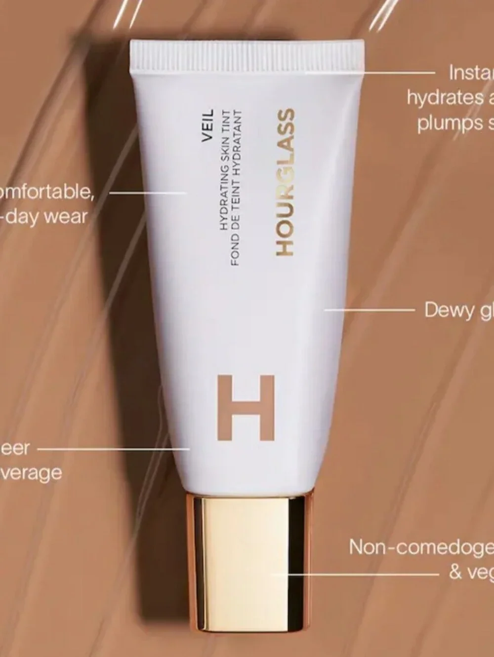 Hourglass Veil Hydrating Skin Tint Liquid Tinted Moisturizer Shade 7 New 1.1oz